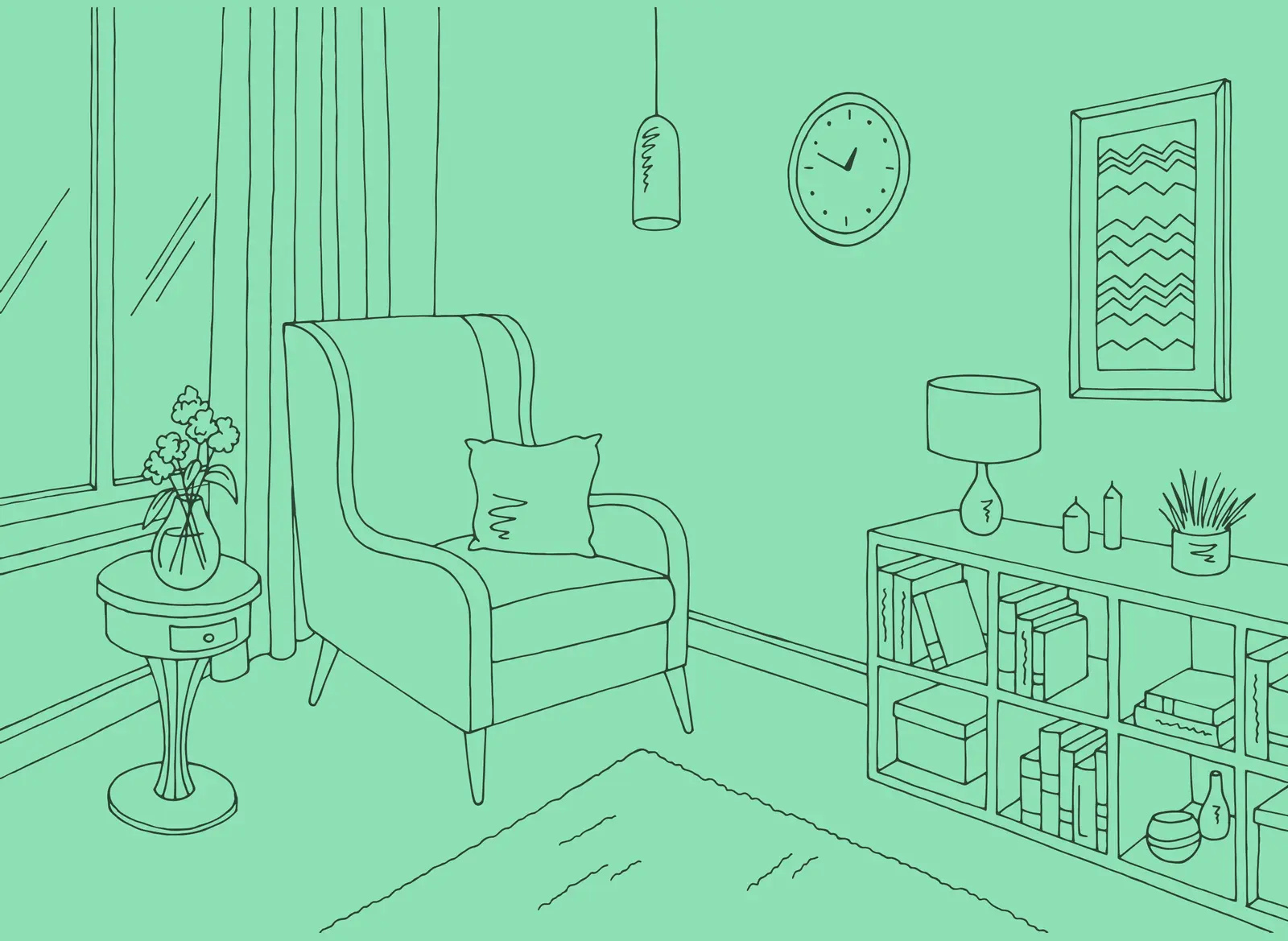 A living room
